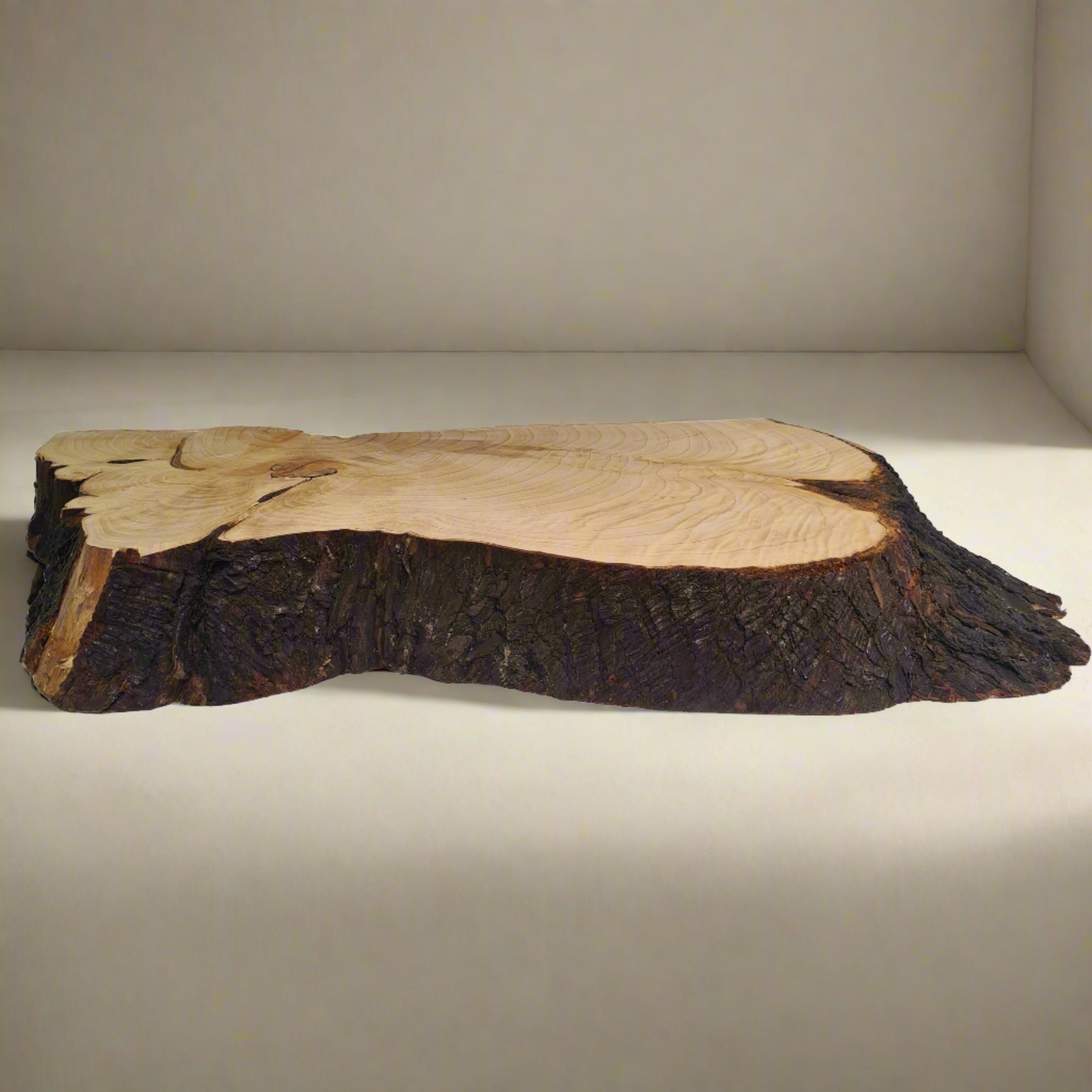 Handcrafted Wooden Bonsai Stand Cypress Wood Water Resistant Lar