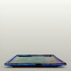 15cm Glazed Bonsai Pot Drip Tray | Rectangle