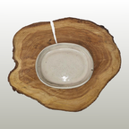 16cm Glazed Drip Tray | Oval | White