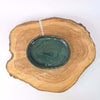 20cm Glazed Drip Tray | Oval | Dark Green