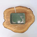 20cm Glazed Drip Tray | Rectangle | Green