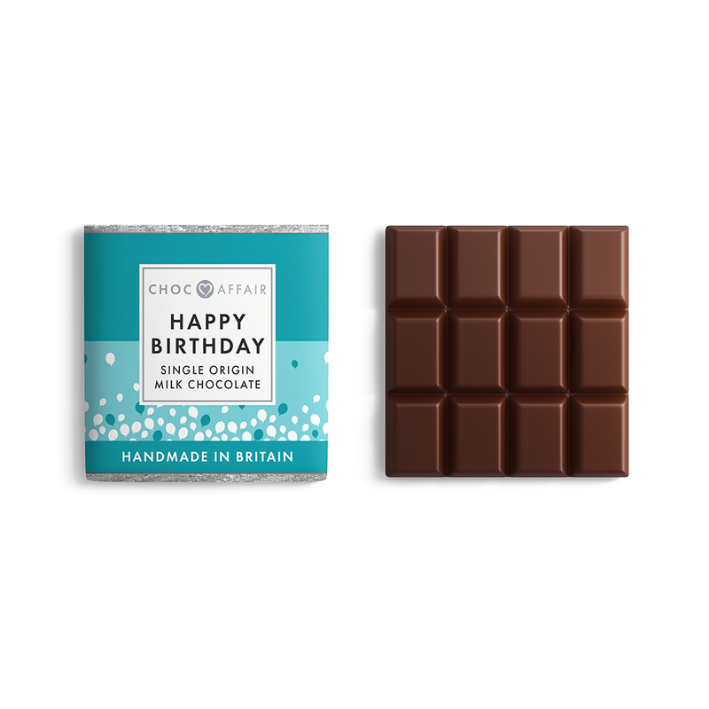 "Happy Birthday" Chocolate Bar 30g Milk Chocolate