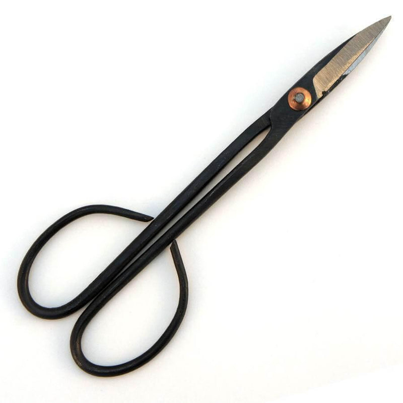 Chinese Long Handled Fine Twig Bonsai Scissors 205mm - Yorkshire Bonsai