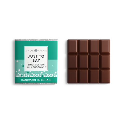 "Just To Say" Chocolate Bar 30g Milk Chocolate - Yorkshire Bonsai
