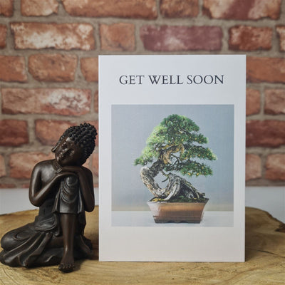 Personalised Greeting Card "Get Well Soon" - Yorkshire Bonsai