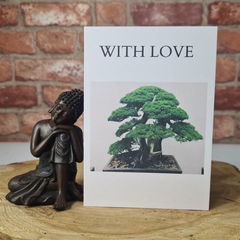 personalised bonsai tree Personalised Greeting Card "With Love" – Yorkshire Bonsai