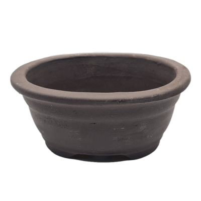 Unglazed Bonsai Pot | Oval | 16cm x 12cm x 5cm - Yorkshire Bonsai