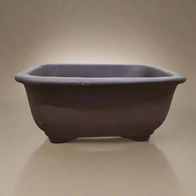 Unglazed Bonsai Pot | Rectangle | 16cm x 12cm x 5cm - Yorkshire Bonsai