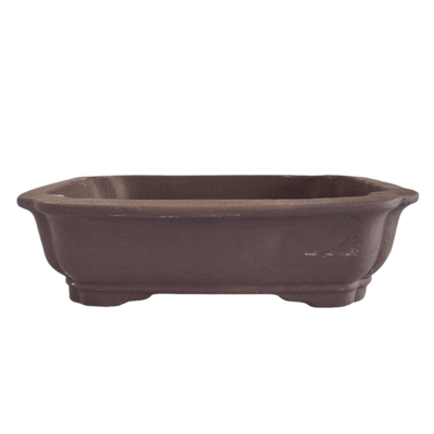 Unglazed Bonsai Pot Rectangle | 26cm x 20cm x 6cm | YB1127 - Yorkshire Bonsai