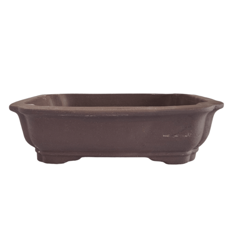 Unglazed Bonsai Pot Rectangle | 26cm x 20cm x 6cm | YB1127 - Yorkshire Bonsai