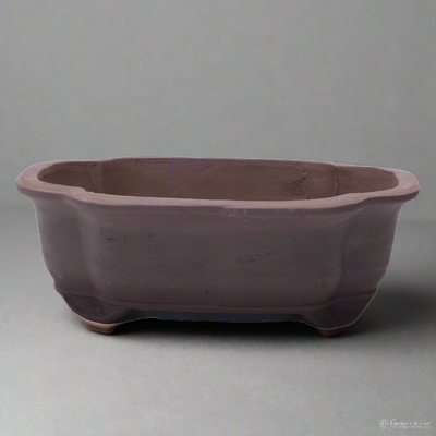 Unglazed Bonsai Pot Rectangle | 26cm x 21cm x 7cm | YB1128 - Yorkshire Bonsai