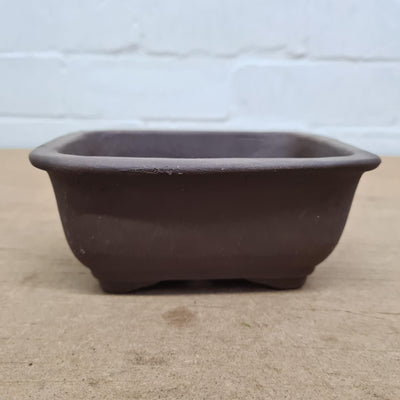 Unglazed Bonsai Pot | Rectangle | 16cm x 12cm x 5cm