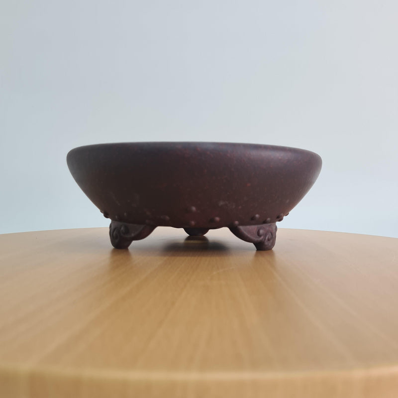 Premium Quality Unglazed Round Bonsai Pot | 21cm x 7cm