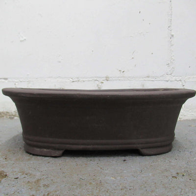 22cm Unglazed Bonsai Pot | Rectangle | 22cm x 16cm x 7cm | Brown