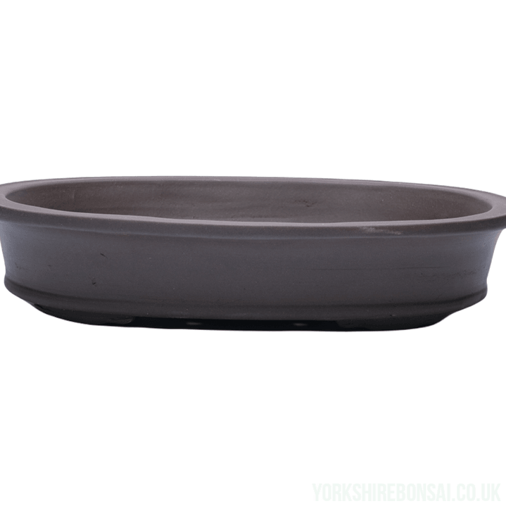 Unglazed Bonsai Pot Oval | 37cm x 28cm x 7cm | YB1111