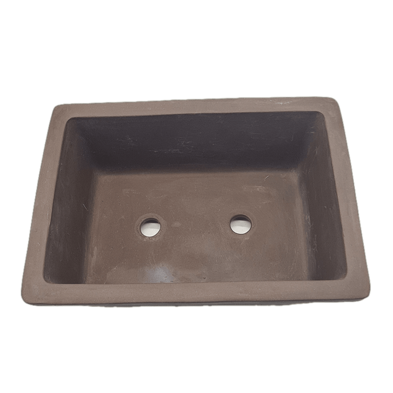 Unglazed Bonsai Pot Deep Rectangle | 28cm x 20cm x 11cm