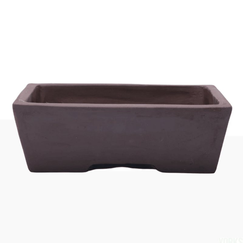 Unglazed Bonsai Pot Rectangle | 26cm x 19cm x 7cm | YB1132