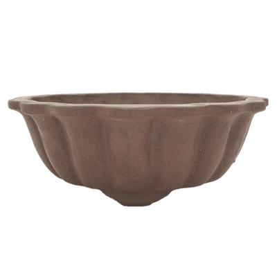 Unglazed Bonsai Pot Round | 18cm x 18cm x 5cm | YB1125