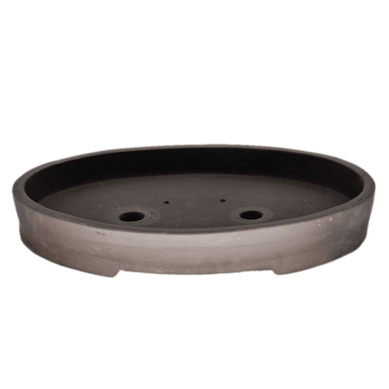 Unglazed Bonsai Pot | Oval | 35cm x 24cm x 5cm