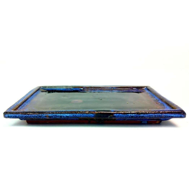 23cm Glazed Bonsai Pot Drip Tray | Rectangle