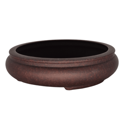 Premium Quality Unglazed Round Bonsai Pot | 15cm x 4cm