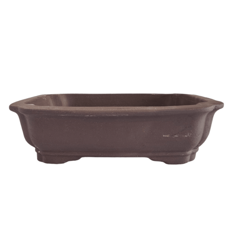 Unglazed Bonsai Pot Rectangle | 26cm x 20cm x 6cm | YB1127